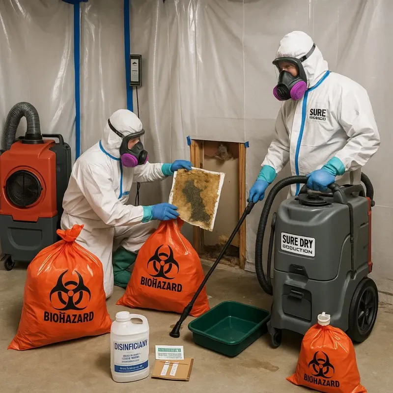 Contaminated Water Handling Protocols process in Marshall, AK