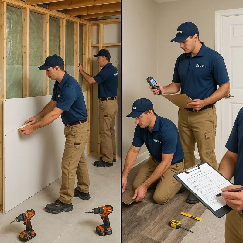 Repairs and Reconstruction process in Marshall, AK
